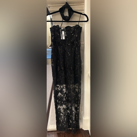 Alice + Olivia Black Lace Dress - Picture 5 of 13